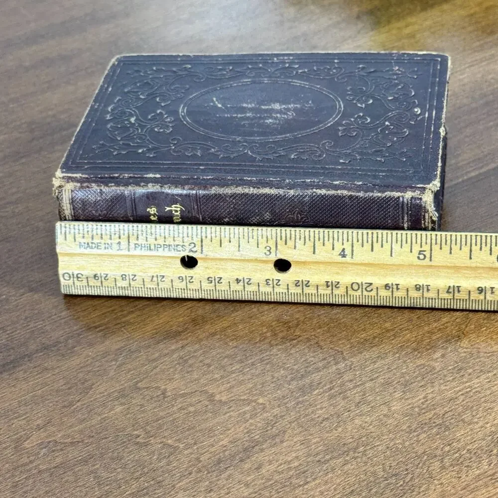 Antique 1861 Deutsches Gesangbuch German Hymnal Philip Schaff Civil War Era